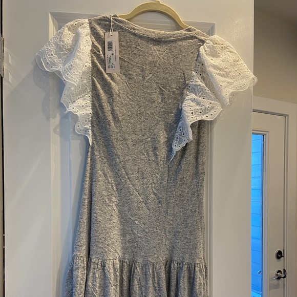 Rebecca Taylor Livy Eyelet Jersey Dress XS - Picture 10 of 12